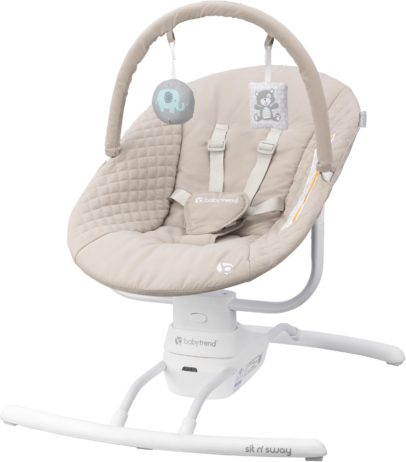 Baby Trend Sit N' Sway Portable Swing, Dash Tan