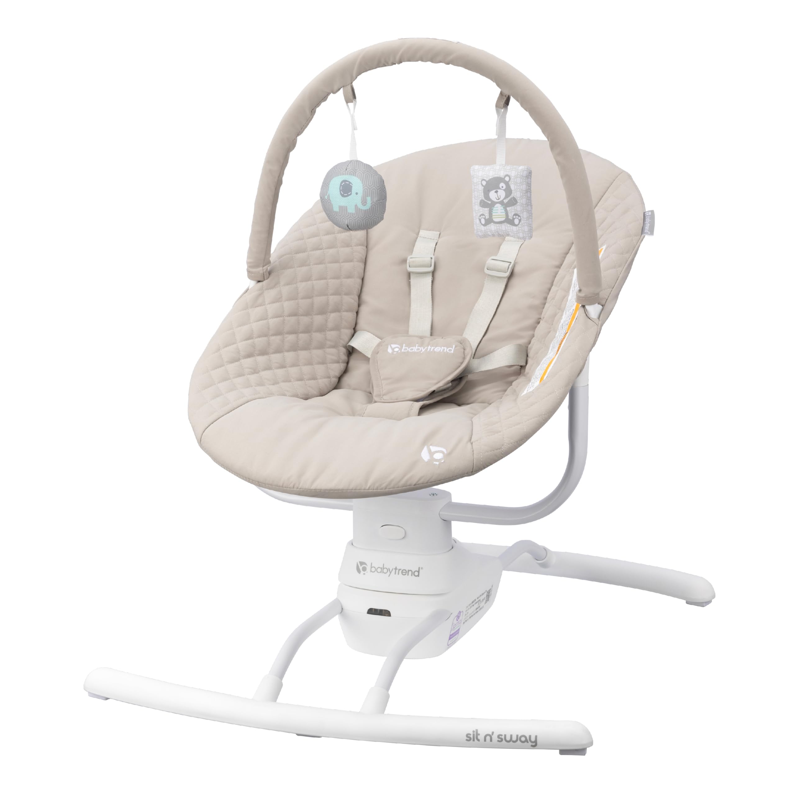 Amazon.com : Baby Trend Sit N' Sway Portable Swing, Dash Tan