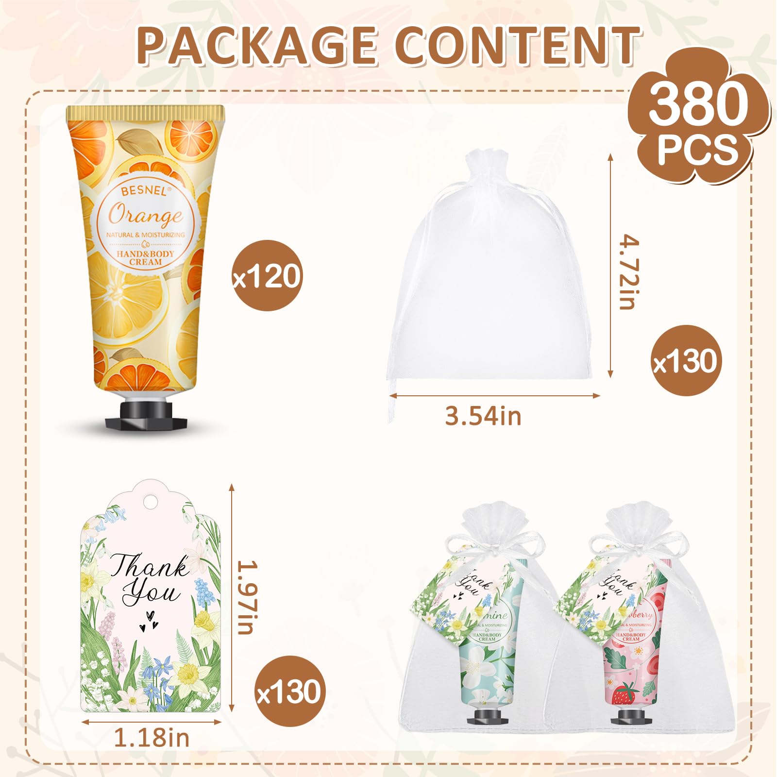 Amazon.com : 120 Pack Hand Cream Gift Set For Women, Mothers Day