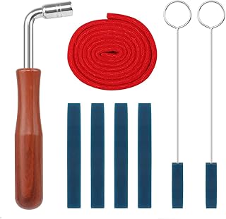 IUPPA Professional Piano Tuning Kit Tuning Wrench Hammer Temperament Strip Mute Kit Piano DIY Fixing Set