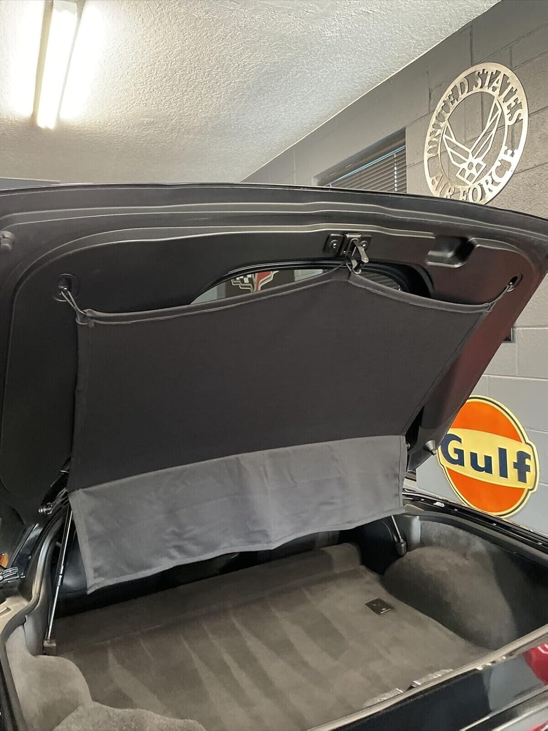 Rear Trunk Security Cargo Area Shade Cover Black for Chevrolet Chevy Corvette C6 2005-2013 New