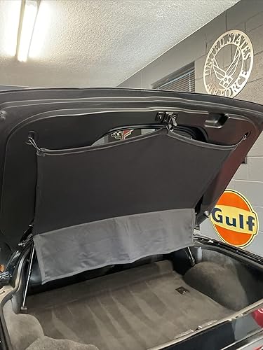 Cubierta de sombra de área de carga de seguridad para maletero trasero negro para Chevrolet Chevy Corvette C6 2005-2013 nuevo
