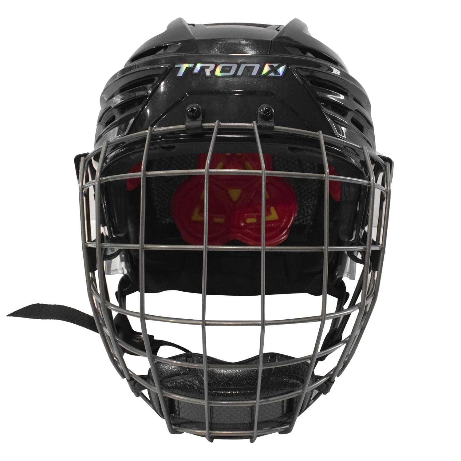 TronX Stryker Pro Hockey Helmet - Black (Large)