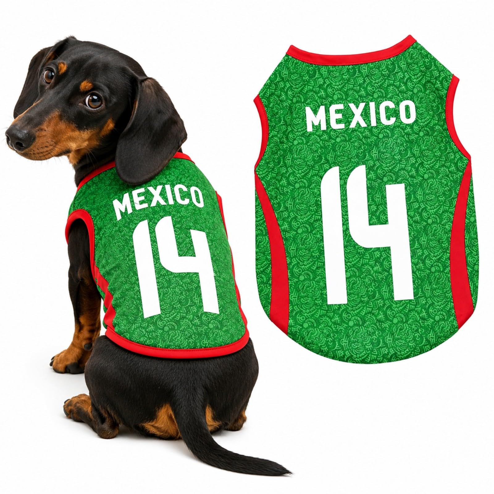 Dog Football Jersey, Breathable Pet Football Shirt for Small Medium Dogs, Sleeveless Polyester Dog Shirt, Sports Style Puppy Clothes for Walking, Parties, Outdoor Play and Pet Photos (E,M)