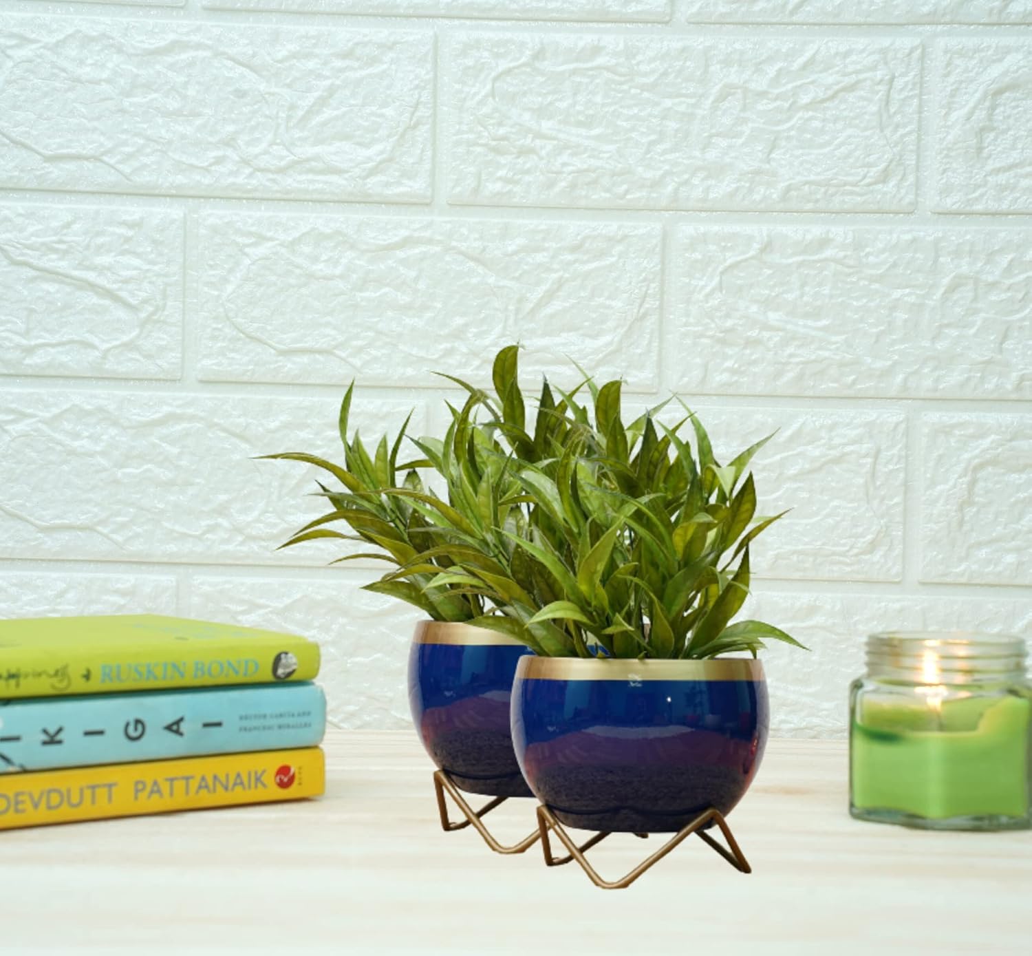 GOLD DUST Metal Pots for Plants, Pots and Planters, Plant Pots for Home