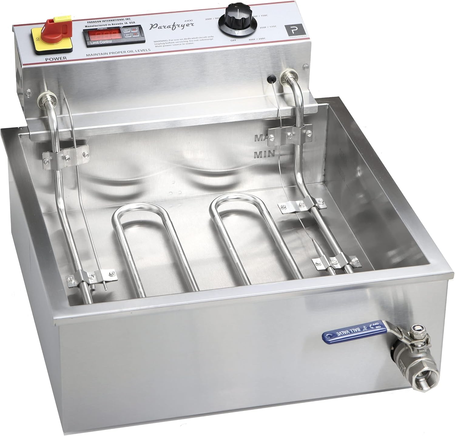 Paragon Shallow Pan Commercial Funnel Cake Fryer - 4400 Watts, 240V, 91520
