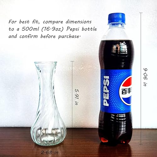 Miniatura 6 de Jarrones de cristal a granel juego de 16, pequeños jarrones de vidrio para flores, mini jarrones transparentes para centros de mesa, jarrones