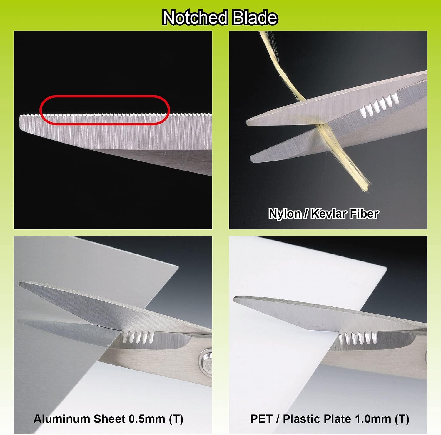 Engineer PH-50 2 in 1 Unique Cutting Blade Combination Scissors Best for Cutting Kevlar/Copper Braid Wire/Cabtire Cord/Aluminum Sheet /Best Scissors Made in Japan