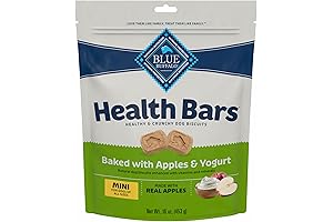Blue Buffalo - Healthy Dog Treats - Crunchy Biscuits: Apples & Yogurt Flavor
