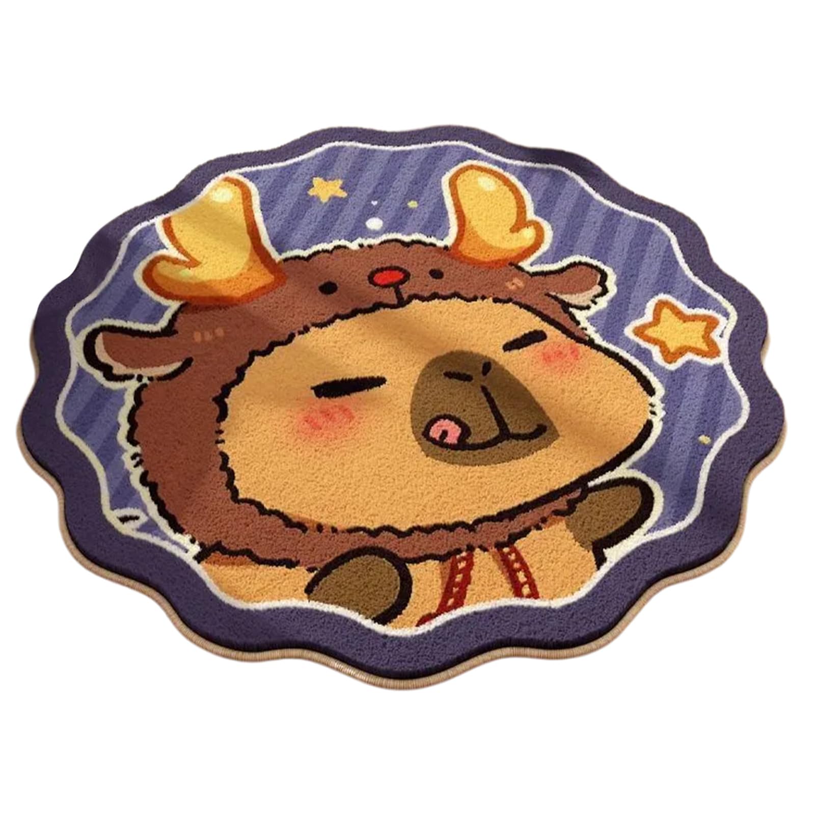 Tapis de Noël en dessin animé le cadeau déco parfait pour chambre et salon