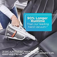 Vista 6 de Black + Decker - Aspiradora de mano sin cable, AdvancedClean+