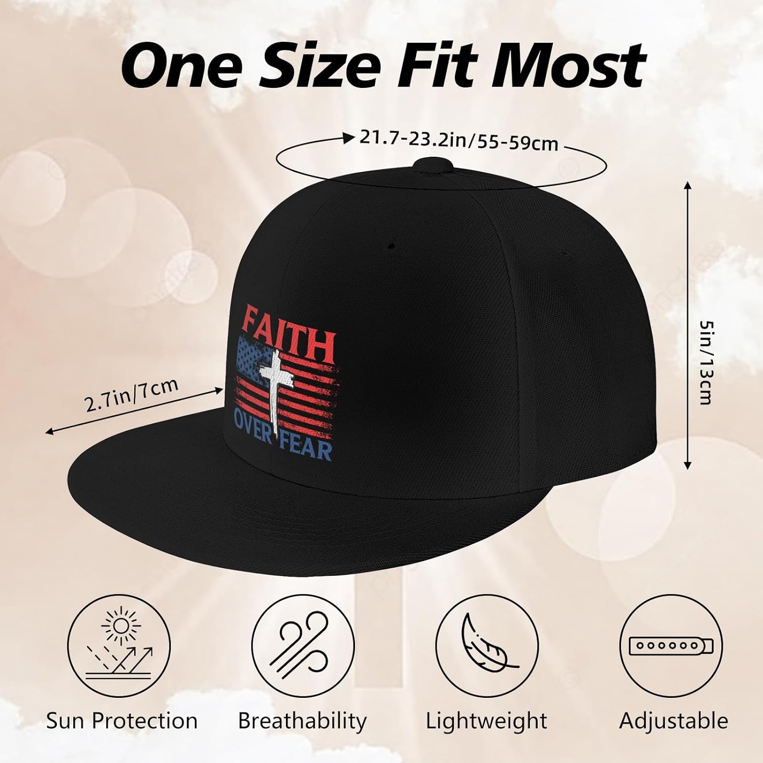 Baseball Cap Hip Hop Snapback Hat Brim Panel Unisex Dad Caps Flat Classic Adjustable Style Hats for Men Women White - Image 3