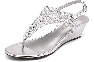 Silver Wedge Dress Sandals: A Classy Fusion of Comfort and Style