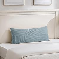 Vista 58 de Fancy Homi - Paquete de 2 fundas de almohada decorativas gris azul pequeño de 14 x 14 pulgadas para sofá, cama, sofá, rústico, estilo granja