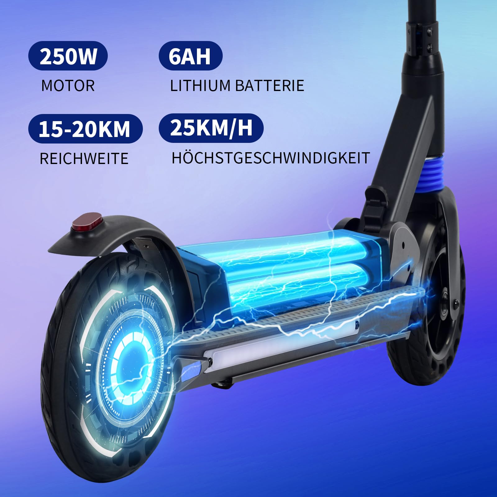 Skuter elektryczny 8,5", wydajny silnik bezszczotkowy, 3 tryby prędkości, akumulator 7,8 Ah, zasięg do 25 km-35 km, maksymalne obciążenie 120 kg, składana rolka dla dorosłych