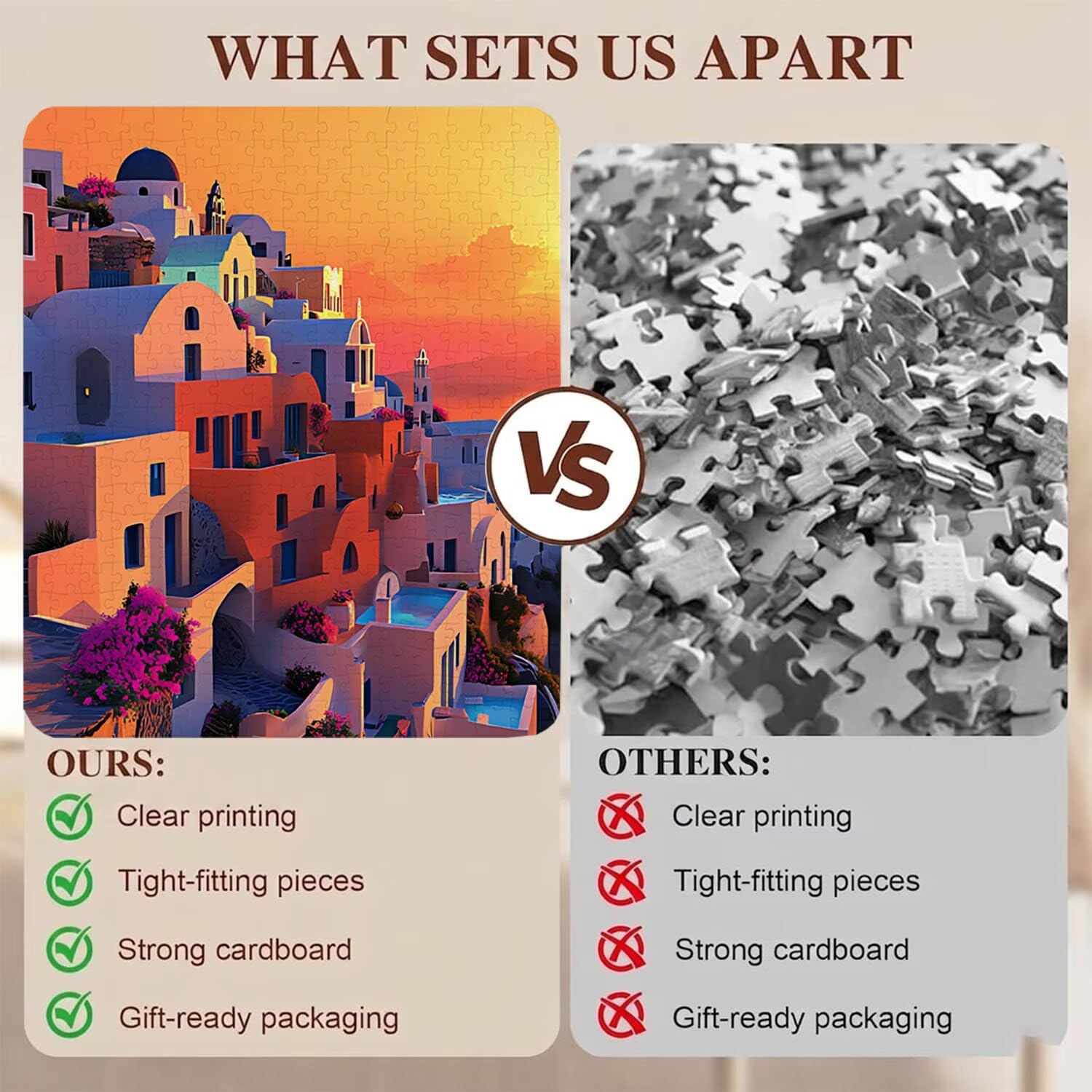 arquitectura Atardecer Puzzle de 1500 Piezas, Juego de Mesa Familiar de Madera - Rompecabezas Adultos para Toda La Familia, Rompecabezas Educativo DIY y Antiestrés - Regalo de Mujer, 87 x 57 cm f0-488