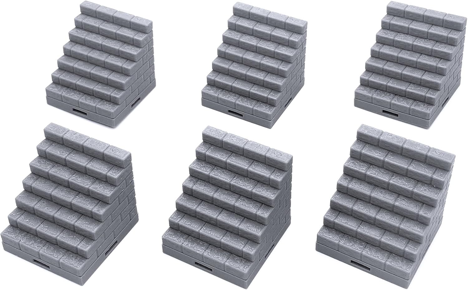 EnderToys Locking Dungeon Tiles - Masonry Staircase Tiles, 3D Printed Tabletop RPG Scenery and Wargame Terrain for 28mm Miniatures
