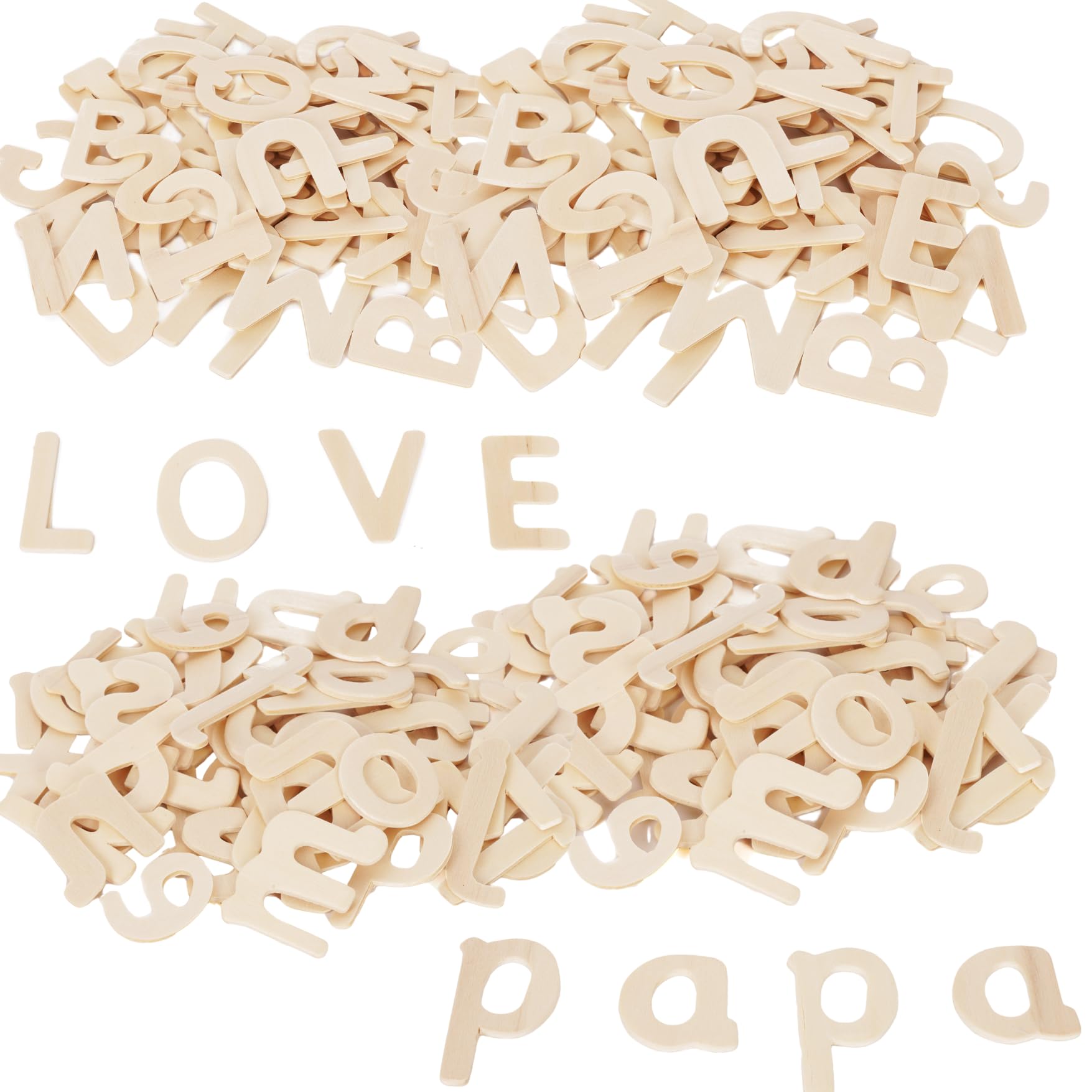 Kids B Crafty Wooden Letters for Crafts Large
