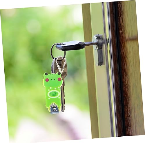 Miniatura 2 de BESPORTBLE Cortauñas portátil de dibujos animados lindo gato panda práctico cortador de uñas para niño niña pequeña herramienta de manicura patrón