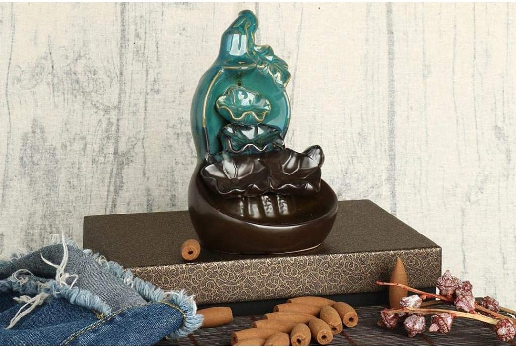 Ornaments, Ceramic Incense Burner-Backflow Incense Burner Holder Ceramic Incense Holder Ceramic Ornament Gift