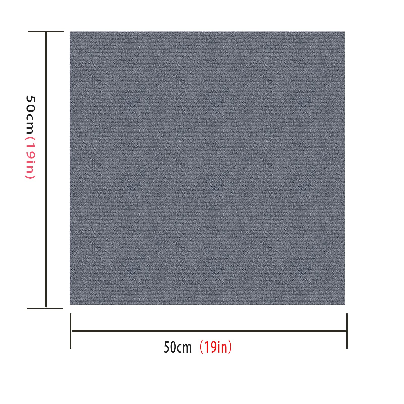 9 Stück Selbstklebende Teppichfliesen, Waschbar, Elektrostatische Haftung Von Fußmatten, Abziehen Und Aufkleben, DIY-Bodenbelag Für Küche, Esszimmer (50 X 50 cm),Weiß