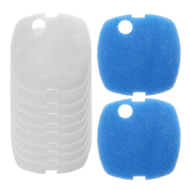 SUCHUANGUANG 10 Piezas de Almohadillas de Filtro de Acuario para SUNSUN HW-302 / 505A Filtro de Recipiente…