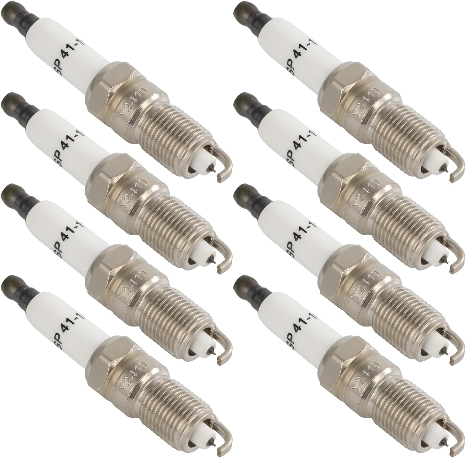 SCITOO Iridium Platinum 41-110 Compatible for Allure Chevy Silverado Suburban Avalanche Express Tahoe Yukon Sierra Escalade CTS H2 4.8L 5.3L 5.7L 6.0L 6.2L 6.6L 7.0L 8.1L V88 pcs