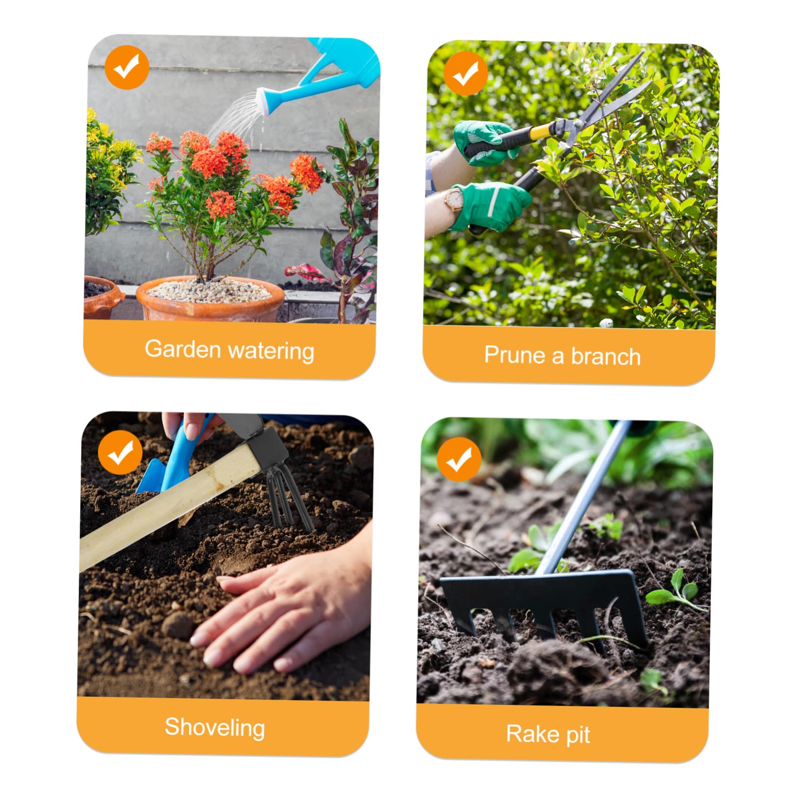 Balacoo Garden Hoeing Tool Small Hoe and Cultivator Weeding Gardening Tools Hoes for Gardening Hand Gardening Cultivator Hoe Garden Gadget Garden Tool Outdoor Gardening Hoe Wood