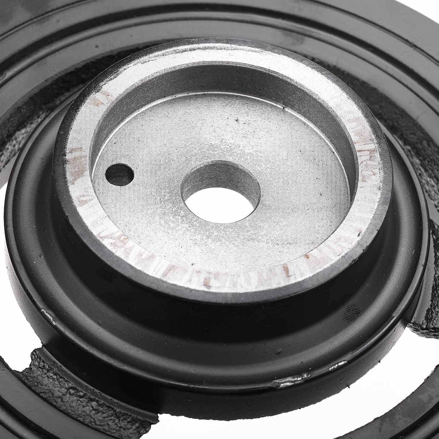 A-Premium Engine Harmonic Balancer Crankshaft Pulley - DOHC V6 2.7L - Compatible with Kia Magentis 05-09, Optima 06-10, Rondo 07-10 & Hyundai Santa Fe 07-09, with 6-Groove, Replace# 231243E020