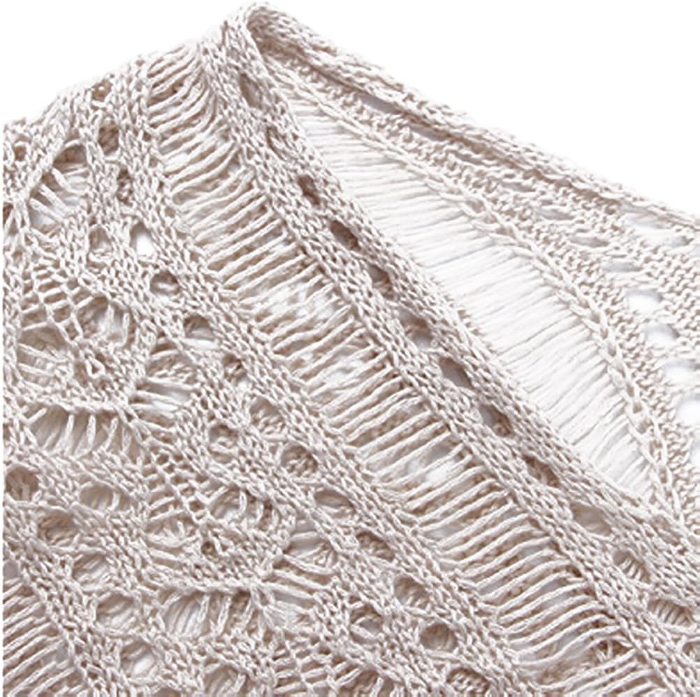 Bathing Suit Cover Up Bikini Swimsuit Crochet Beachwear Swimwear Dress - Image 4