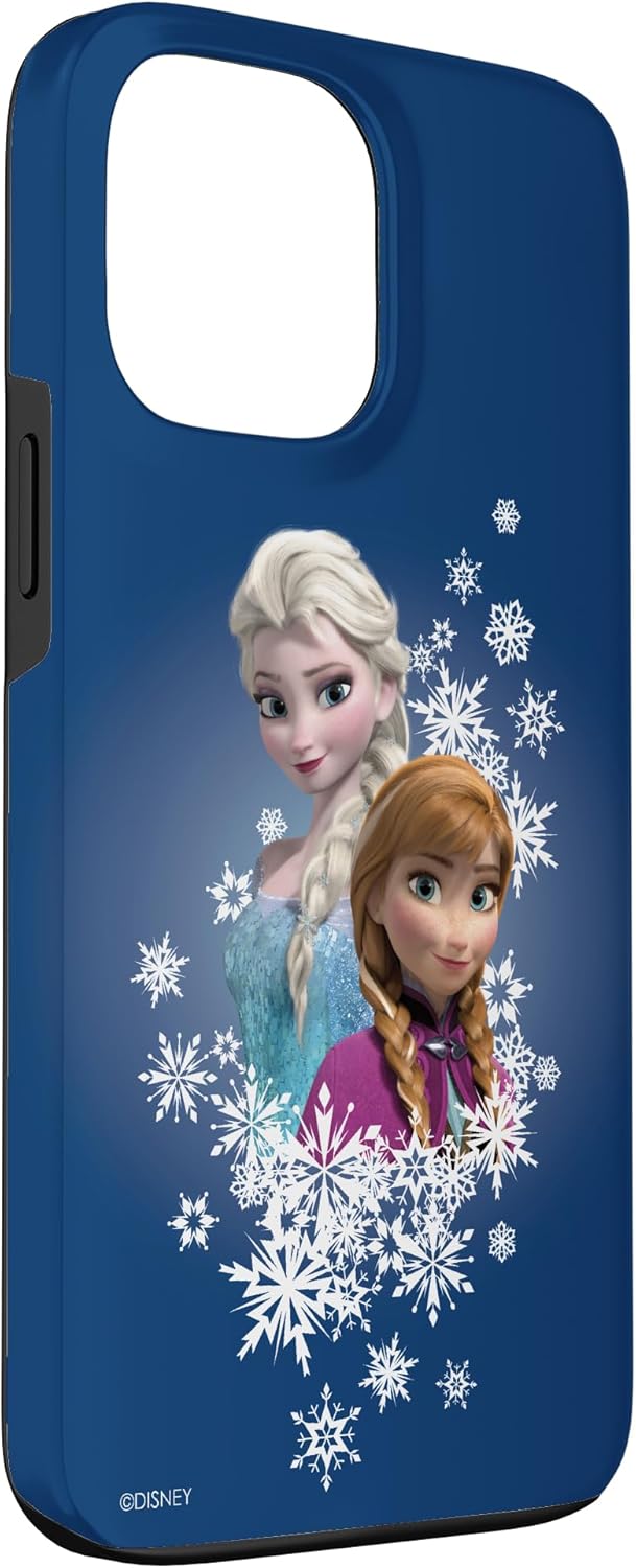Disney Frozen Anna and Elsa Sisters and Snowflakes Case for iPhone 13 Pro Max