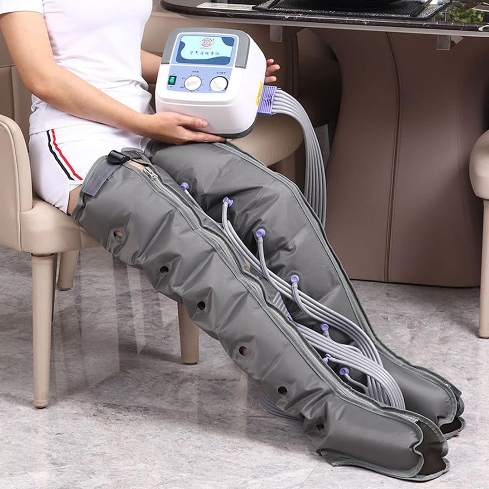 Dispositif à ondes d'air pour la circulation après le sport ou le travail