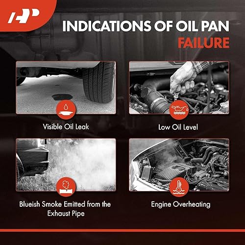 Miniatura 8 de A-Premium Cárter de aceite de motor con junta compatible con Ford F-150 F150 2015 2016 2017 2018 2.7L, repuesto # CA6010400