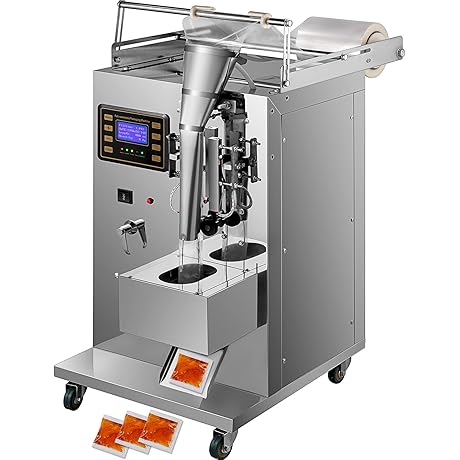 VEVOR Automated Liquid Packing Machine - Precise and Efficient for Various Industries