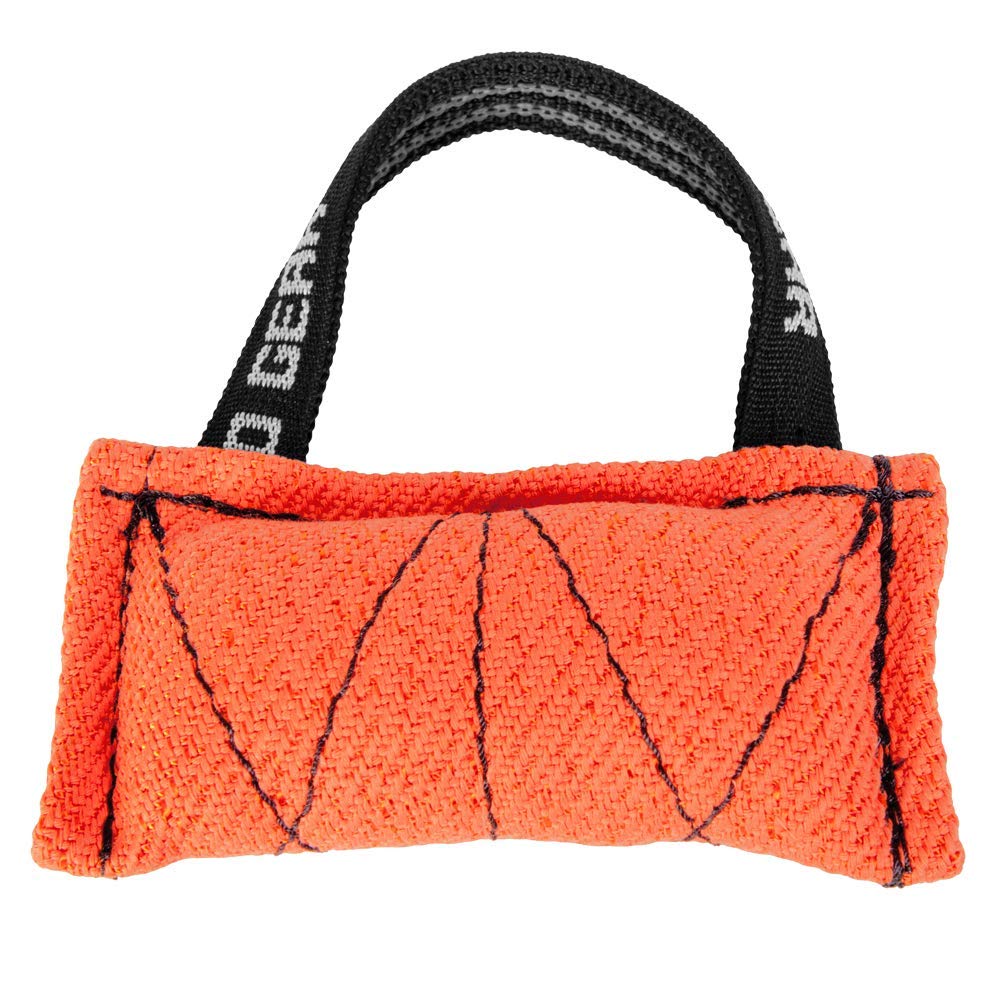 DINGO GEAR Nylcot Bite Pillow for Dog Training K9 IGP & Fun, 1 Handle, Orange 15 x 8 cm