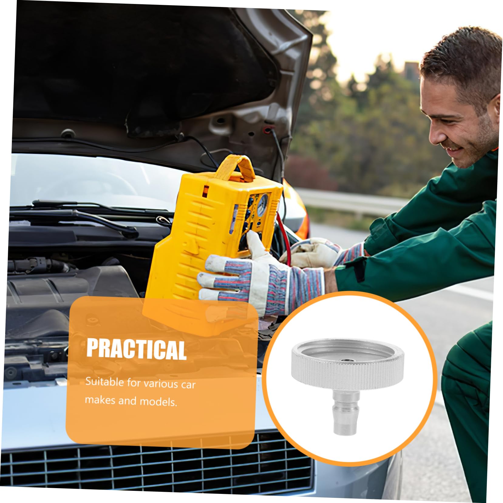 Holibanna Master Cylinder Adapter for Brake Fluid Replacement Vehicle Compatibility Durable Design User Friendly Tool for Easy Self Service Brake Maintenance