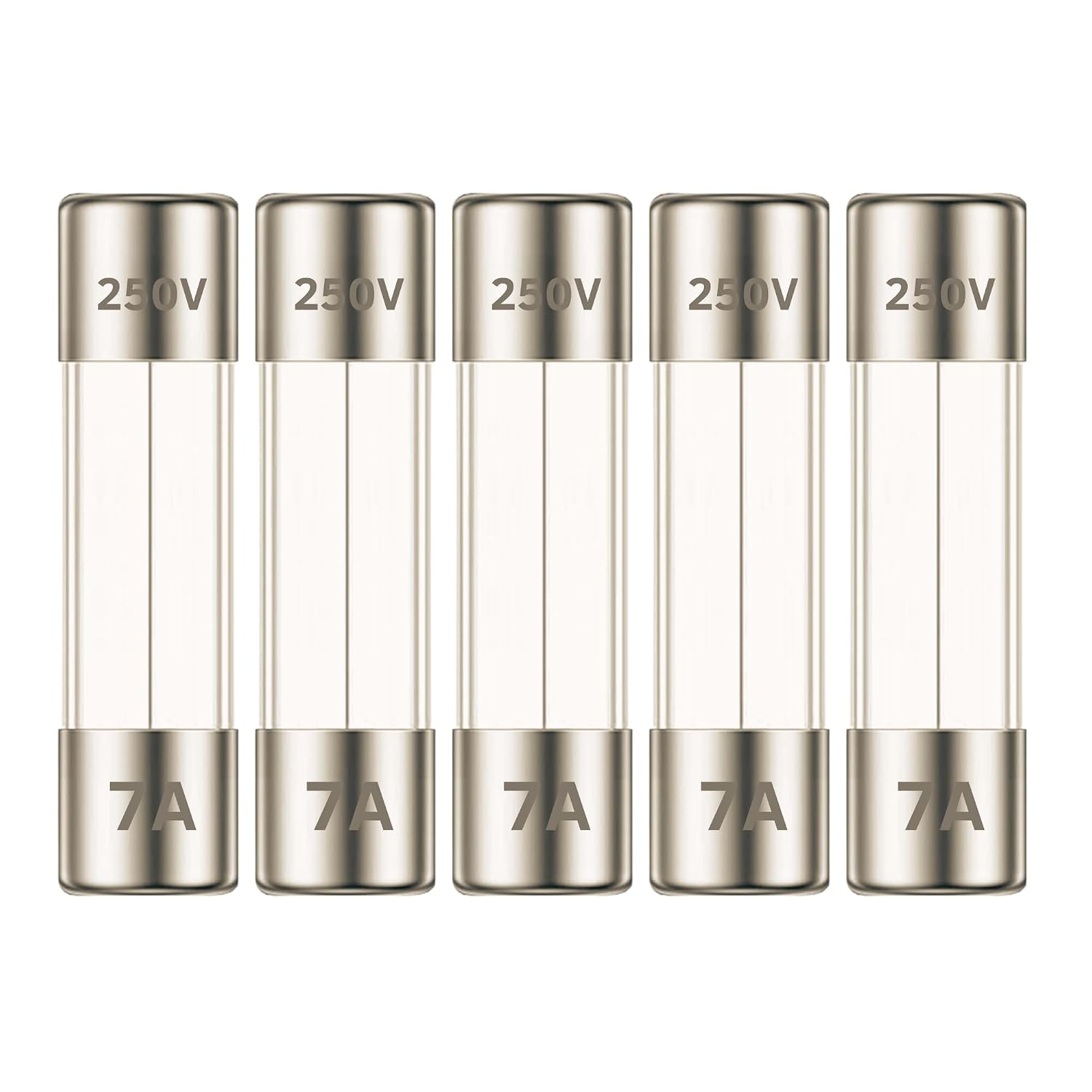 3.15A (3.15 Amp) GMA Glass Fuses, 5x20mm (0.20 x 0.79inches), 250V Fast-Blow, Fast Acting Fuses for Electronics, Appliances, and Circuit Protection, 5 Pack