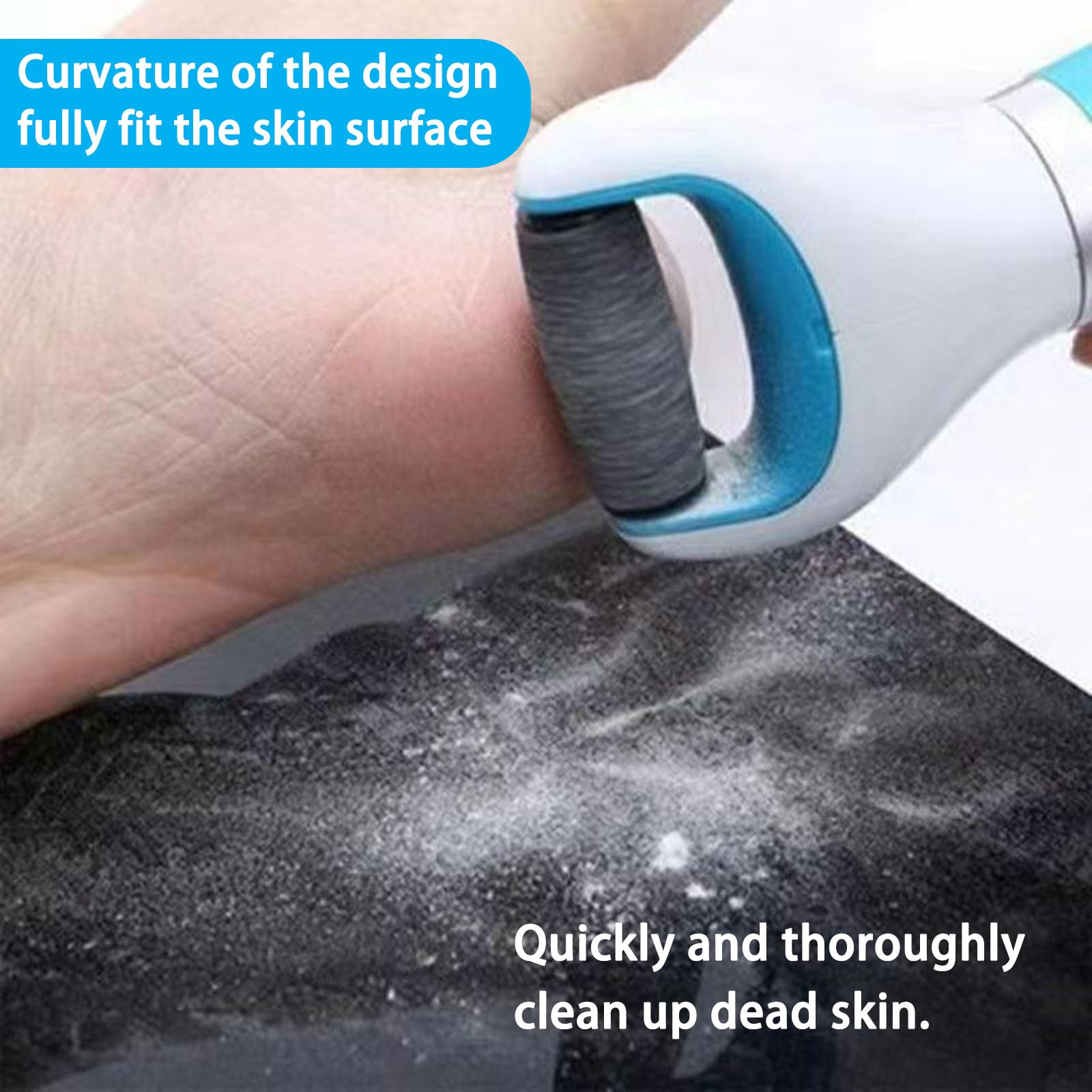 Rullo Ricambio Compatibile con Scholl Velvet Smooth, Roll Ricariche Professionale per Pedicure Elettrico, 3 Tipi di Rugosità, Pietra Pomice per Piedi, Raspa Piedi, Esfoliante, Togli Calli