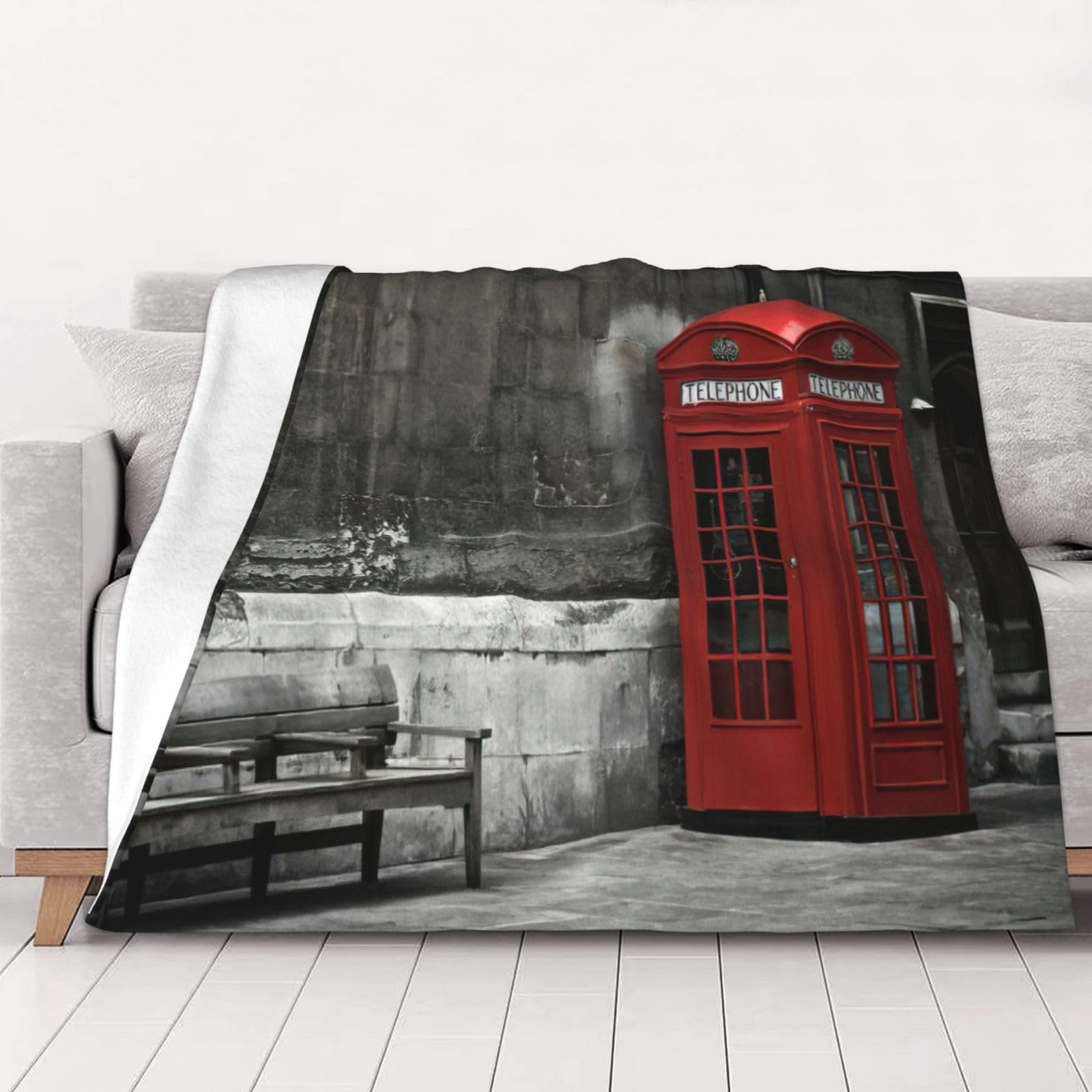 Couverture flanelle cabine britannique douceur cocon cocooning