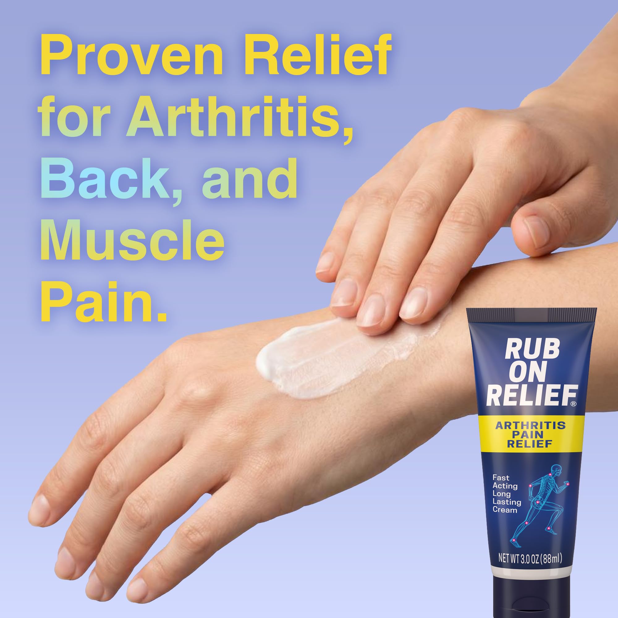 Arthritis Pain Relief Cream + Menthol, Camphor, Arnica, & MSM, 3oz (1 Pack) — Amazon image 5