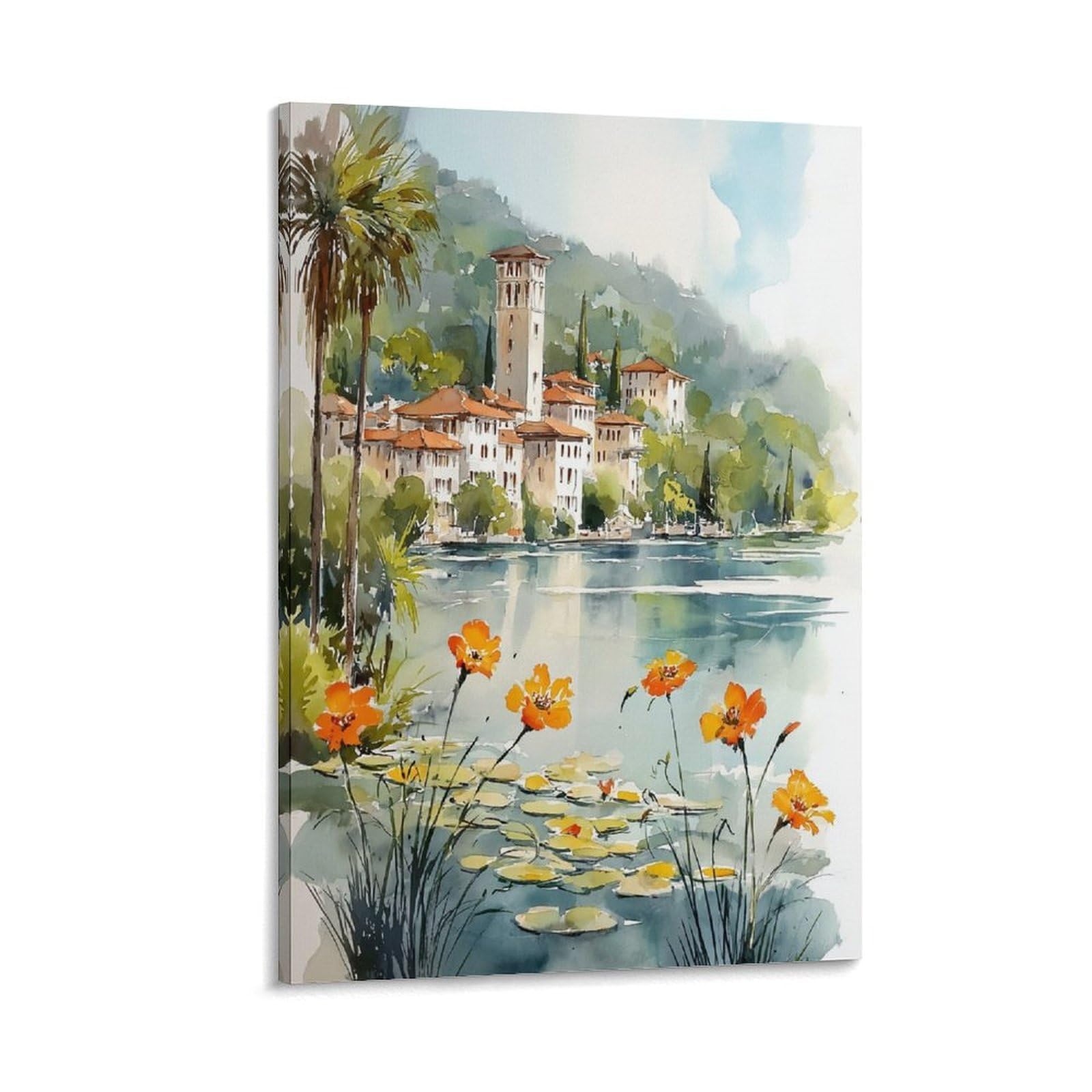 Orlando 20x30inch(50x75cm) Vintage Travel Poster Watercolor Canvas Art