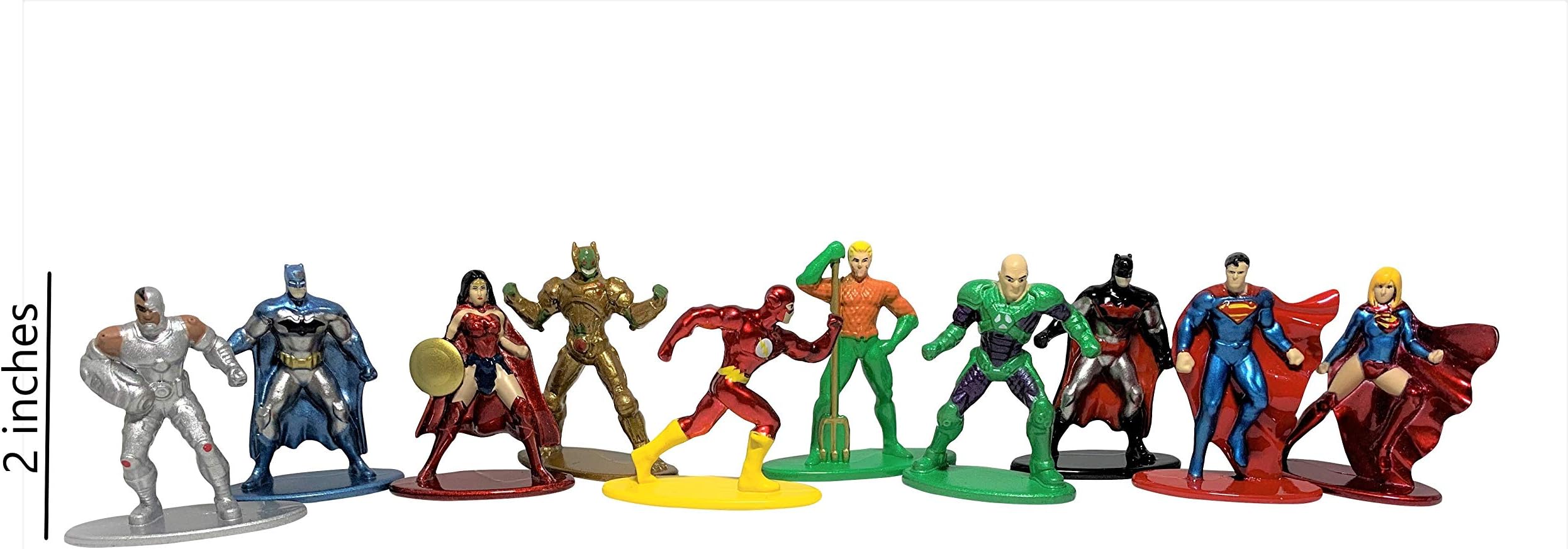 Vitacom International Set of 10 Action Figures from DC Comics Superheros