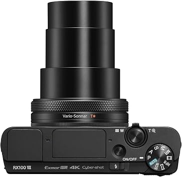 Sony RX100 VII Premium Compact Camera with 1.0-Type Stacked CMOS Sensor (DSCRX100M7), Black