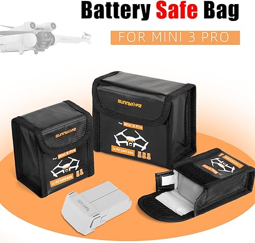 Miniatura 2 de Bolsa de batería Mini 3 4 Pro Lipo para DJI Mini 4 Pro3 ProMini 3 RC Cámara Drone Accesorios a prueba de explosiones a prueba de explosiones Funda