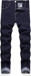 Men's Slim Fit Stretch Jeans Ripped Skinny Jeans for Men, Fashion Straight Leg Comfort