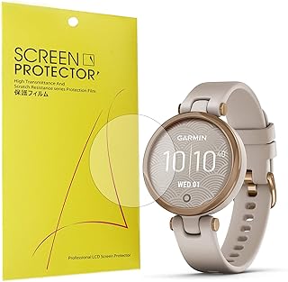 Compatible with Garmin Lily Screen Protector, YOUkei Full Coverage PET Clear Film Compatible with Garmin Lily Smartwatch (6 pack)