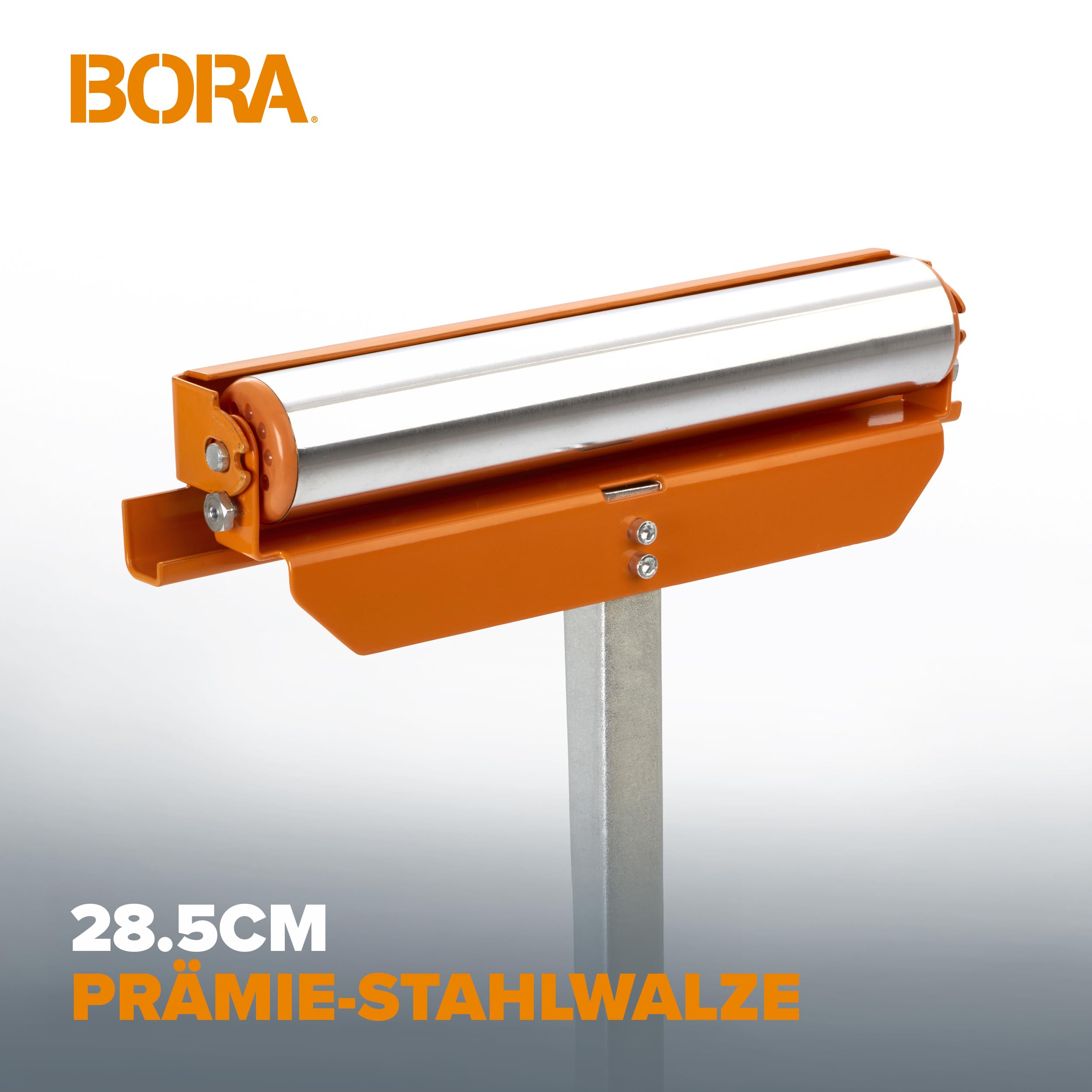 BORA Portamate PM-5090 Rollenstütze mit 29,8 cm Kugellager, verstellbar, Stahlrolle