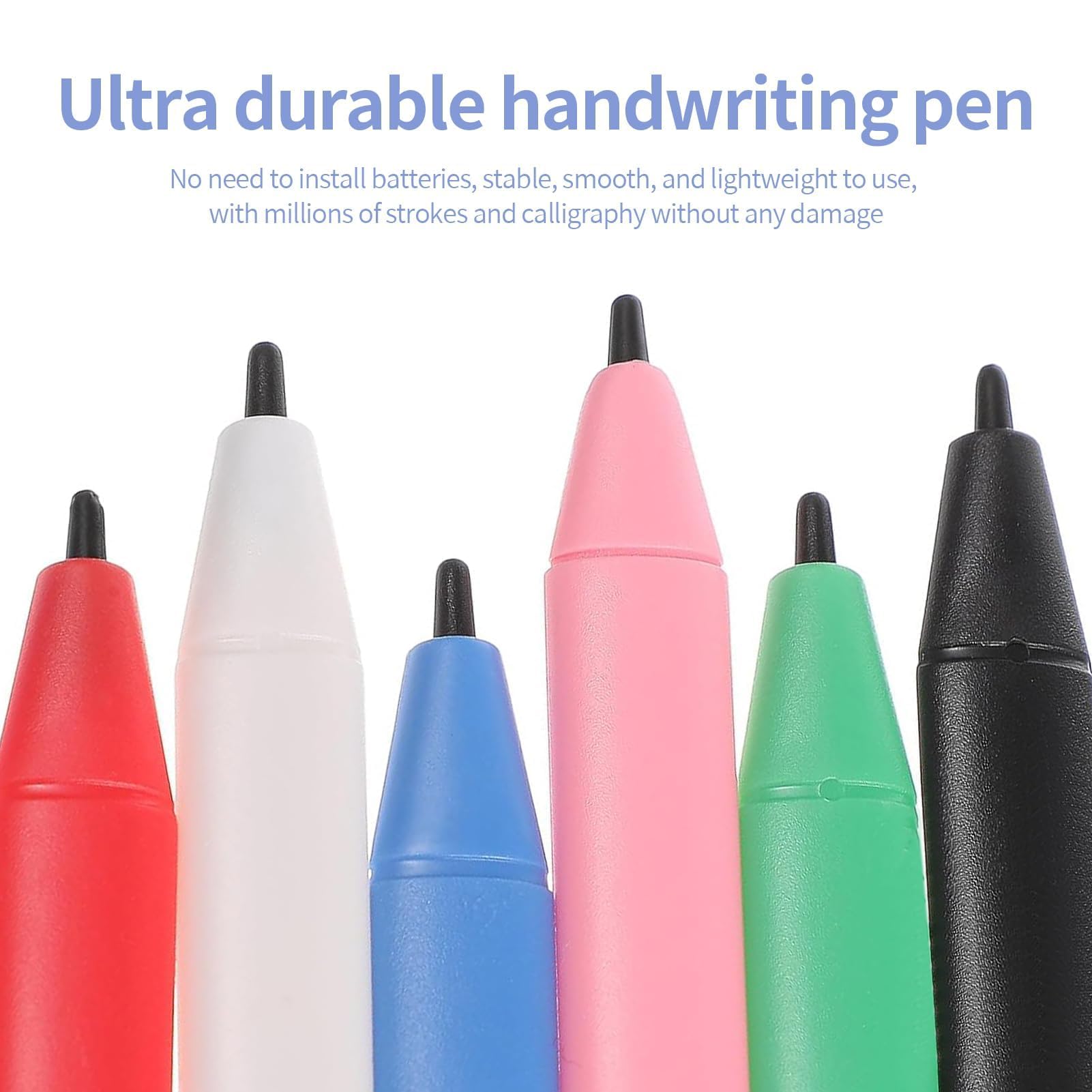 6 PCS Penna per Pittura LCD,Stilo Per Tavoletta Grafica LCDm,Penna Da Disegno Stilo Per Pannello Lcd Plastica da Disegno Adatta per Tavolette da Scrittura LCD e da Disegno.