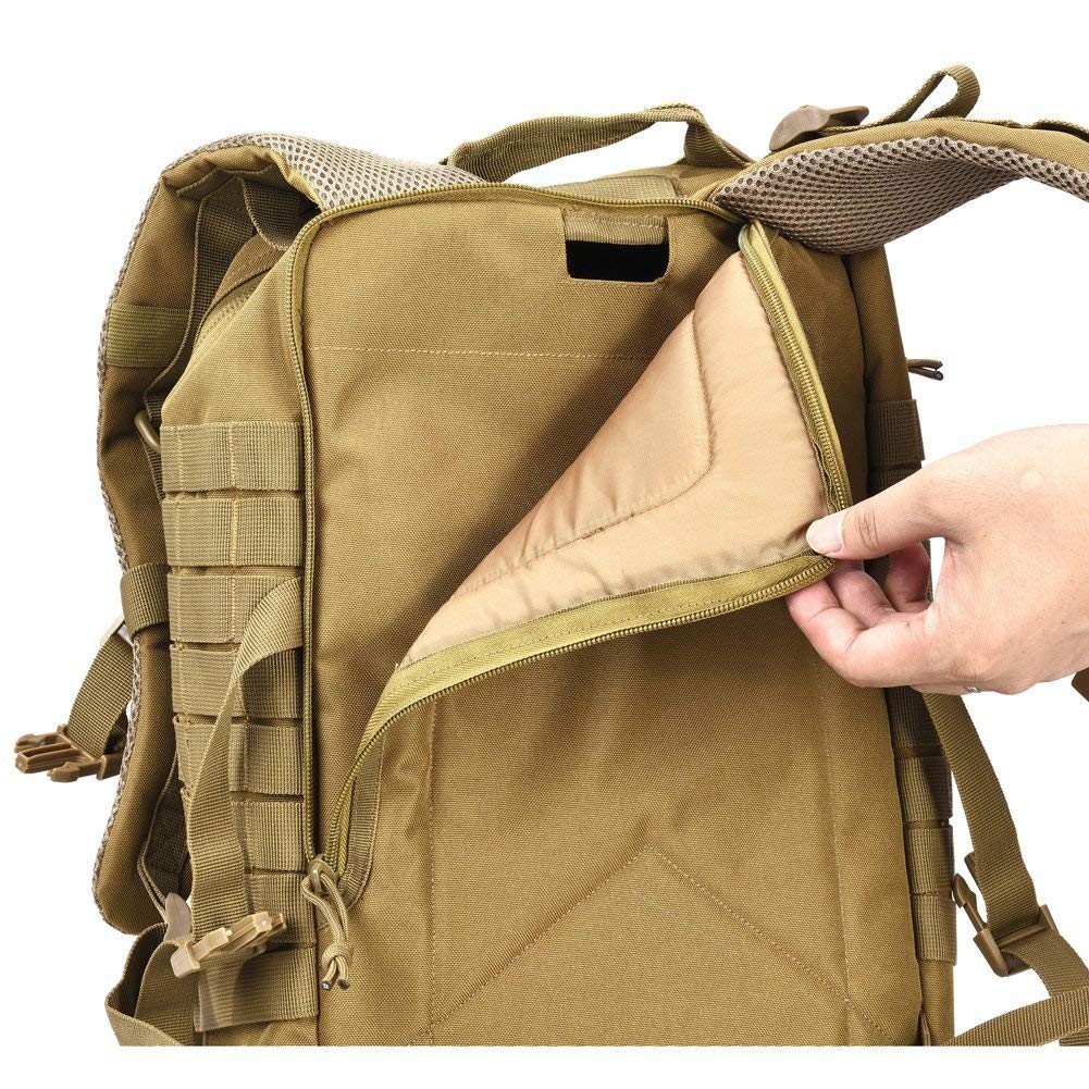 Kabxhueo Zaino Militare Tattico 40 Litri Zaino Da Assalto 3 Giorni Porta Di Ricarica Usb Scomparto Per Laptop Zaino Molle Per Allenamento Viaggi Campeggio Jungle 125844008