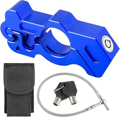 Miniatura 6 de Cerradura de casco de motocicleta resistente antirrobo, agarre de palanca de freno, dispositivo de bloqueo compatible con motocicletas, motos,